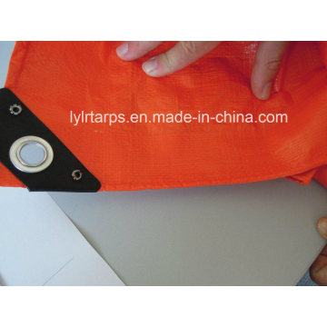 Excellent Durable Double Orange PE Tarpaulin, PE Tarp Cover with Eyelets&Black Corners